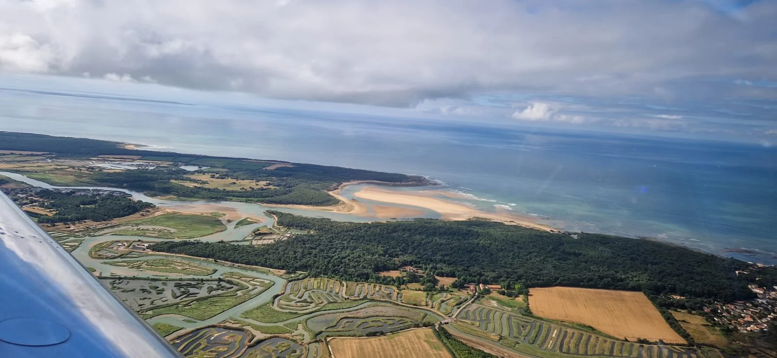 L'embouchure du Lay au depart de tranche sur mer